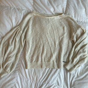 Cream sweater